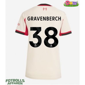 Liverpool Ryan Gravenberch #38 Bortatröja Kvinnor 2025-26 Kortärmad